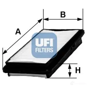 Воздушный фильтр UFI 30.256.00 1337927 D6HA IJ 8003453136991 изображение 0