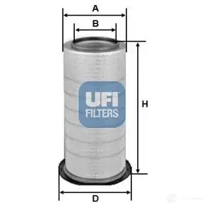 Воздушный фильтр UFI QPC MJ 8003453100480 1337192 27.277.00