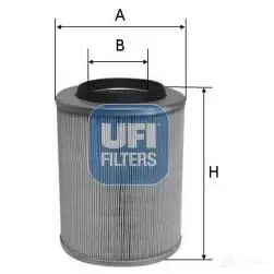 Воздушный фильтр UFI ZLZ 0IY 8003453102200 27.647.00 1337380