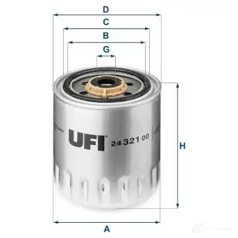 Топливный фильтр UFI 1336449 8003453060173 I356 W 24.321.00 изображение 4