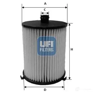 Топливный фильтр UFI SV 68O 8003453089365 1336906 26.073.00