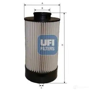 Топливный фильтр UFI 8003453156012 1336905 ZSBJ P 26.072.00