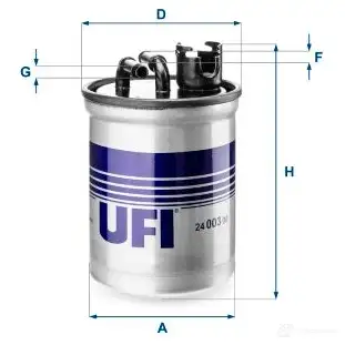 Топливный фильтр UFI 1336361 LEV 6BRV 8003453061514 24.003.00