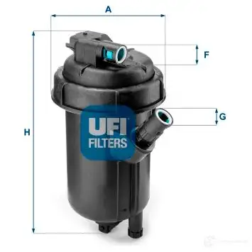 Топливный фильтр UFI 1339043 55.134.00 6WLS 0 8003453210103