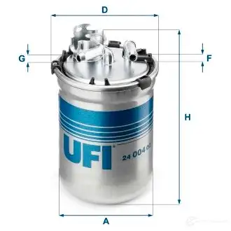 Топливный фильтр UFI TZ 5ZNJB 8003453061378 24.004.00 1336362 изображение 0