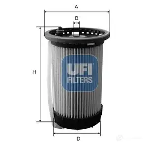 Топливный фильтр UFI 1336884 I S9THU 8003453089389 26.032.00