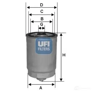 Топливный фильтр UFI 8003453061453 24.441.00 1336548 XIJ HEQ0
