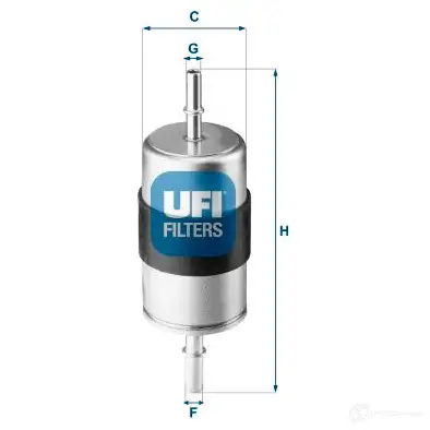 Топливный фильтр UFI 1338671 8003453156159 31.944.00 IRYZ W1
