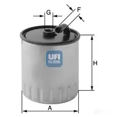Топливный фильтр UFI 8003453060289 P 9ZQJY 24.356.00 1336475