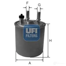 Топливный фильтр UFI ZHCU R 24.073.00 1336392 8003453061903