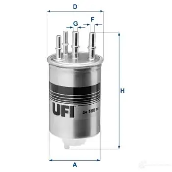 Топливный фильтр UFI 1436794717 PQ PCGI 24.188.00 изображение 0