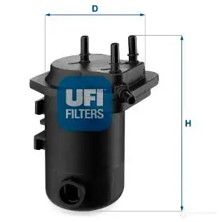 Топливный фильтр UFI 24.098.00 8003453062023 1336401 Y2D AH