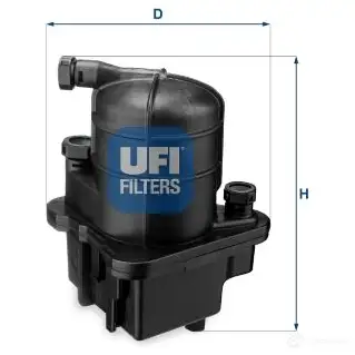 Топливный фильтр UFI 8003453061972 1336396 24.087.00 JSV 9AR изображение 0