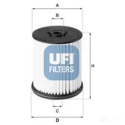 Топливный фильтр UFI 26.122.00 1436794702 636 F7UN изображение 0
