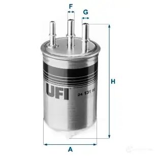 Топливный фильтр UFI 6CVJ LN 24.131.00 8003453062313 1336421 изображение 0