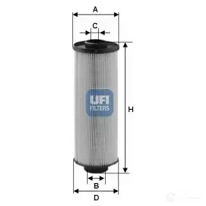 Топливный фильтр UFI 1336861 X8 I7U23 26.004.00 8003453088917