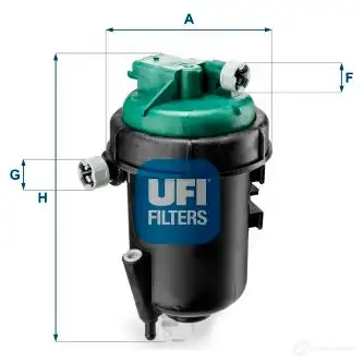 Топливный фильтр UFI 8003453210141 1339047 55.145.00 20EJ U00