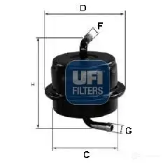 Топливный фильтр UFI 990 69 1338436 8003453153455 31.565.00 изображение 0