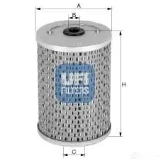 Топливный фильтр UFI 26.666.00 8003453080669 J3GCB R 1336956