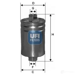 Топливный фильтр UFI 8003453153684 31.589.00 1338459 FW4 IDKI