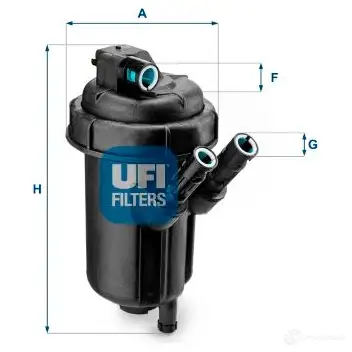 Топливный фильтр UFI 1339038 4VZ 2IX 55.116.00 8003453210059