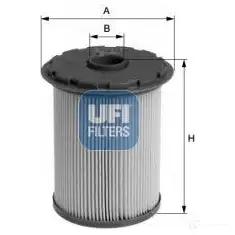 Масляный фильтр UFI 1336848 8003453066946 F GJZU 25.589.00