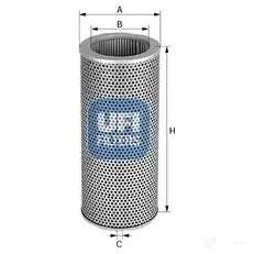 Фильтр АКПП UFI 12 YQ1 1336752 25.433.00 8003453065413