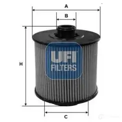 Масляный фильтр UFI 25.173.01 GV HHJTD 1437890985