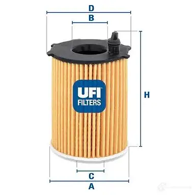 Масляный фильтр UFI FUW6 7T 1336684 8003453068001 25.128.00