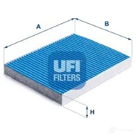 Салонный фильтр UFI 1439073235 34.171.00 612LDD T изображение 0