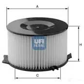 Салонный фильтр UFI 8003453170674 EGB OX 53.067.00 1338747