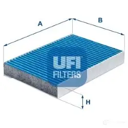 Салонный фильтр UFI 34.245.00 1439073275 3VCP J9K изображение 0