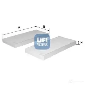 Салонный фильтр UFI 53.251.00 1338894 69EW R 8003453172173