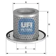 Дополнительный воздушный фильтр UFI Y QGF1P 27.A39.00 8003453103078 1337652