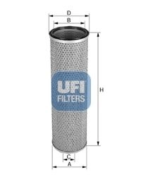 Воздушный фильтр UFI 27.B83.00 1440071302 YI SMMI изображение 0