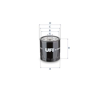 Масляный фильтр UFI 23.721.00 ZWDA4U C 1440071519