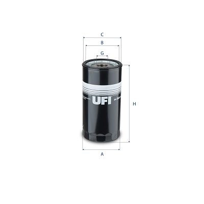 Топливный фильтр UFI 1440071598 24.264.00 E6OG 5R изображение 0