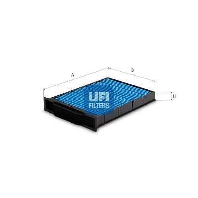Салонный фильтр UFI 1440071677 MBQ CN 34.201.00