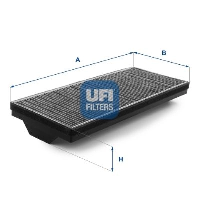 Салонный фильтр UFI 54.345.00 R 8FLO 1440071816 изображение 0