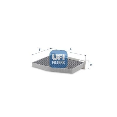 Салонный фильтр UFI 54.376.00 N2F1 FN7 1440071824