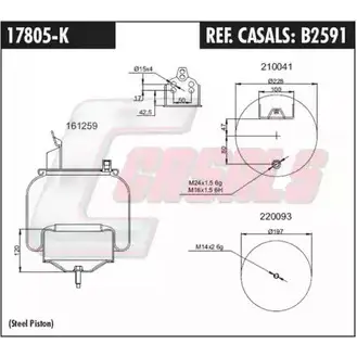 Пневмобаллон CASALS B2591 76IOR0 1268866429 MXW JF изображение 0