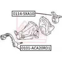 Сайлентблок ASVA 0114-SXA10 1269681305 T HLXN