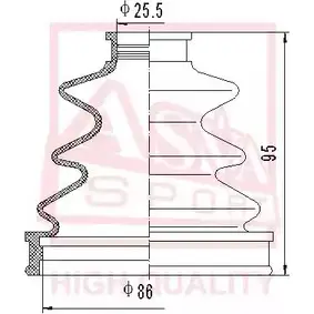 Пыльник шруса ASVA H9X TCIZ ASBT-139 1269708095