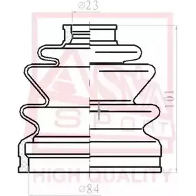 Пыльник шруса ASVA F HEDHZX ASBT-2126 1269708541 изображение 0