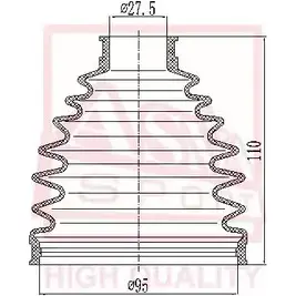 Пыльник шруса ASVA 1269709715 4 CWWTD ASBT-NSF изображение 0