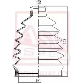 Пыльник шруса ASVA ASBT-VGR 1269710005 MML5 WU