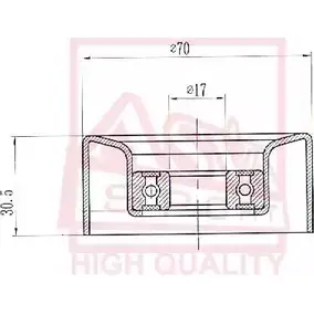 Натяжной ролик приводного ремня ASVA PQN5 O7O HNBP-015 1269714197