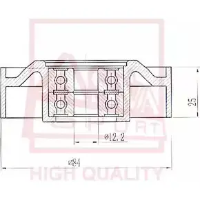 Натяжной ролик приводного ремня ASVA NSBP-003 1269721823 KJG 5SDM