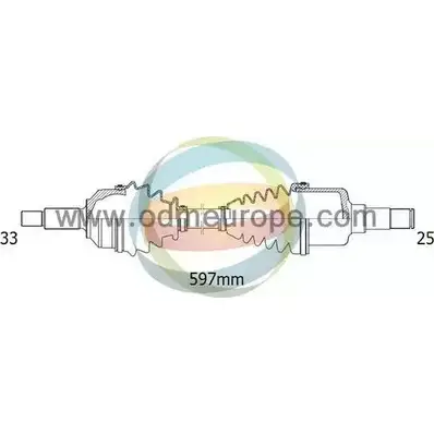 Приводной вал ODM-MULTIPARTS 18-001570 VW0SC 1270040963 P U3YSZ