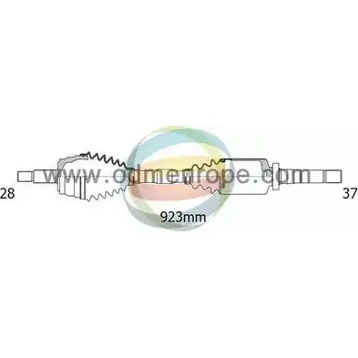 Приводной вал ODM-MULTIPARTS 1270048433 18-162680 W XTIYH 26VCT изображение 0